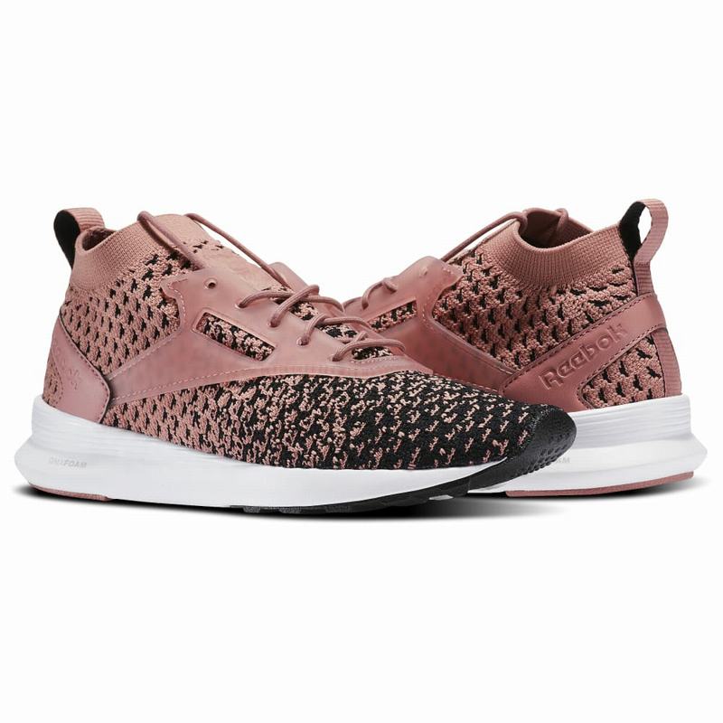 Reebok Zoku Runner Ultraknit Fade Tenisky Damske - Ruzove/Čierne/Biele BA8451XI